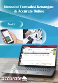 mencatat transaksi A5 biru tua isbn-Cover