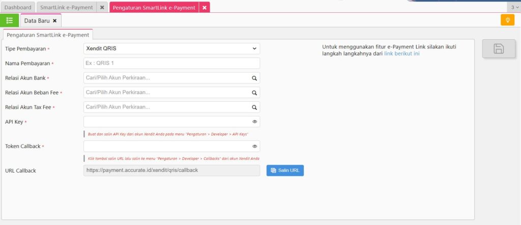 Integrasi Akun Xendit Dengan Accurate Online - Ultima Tekno Solusindo