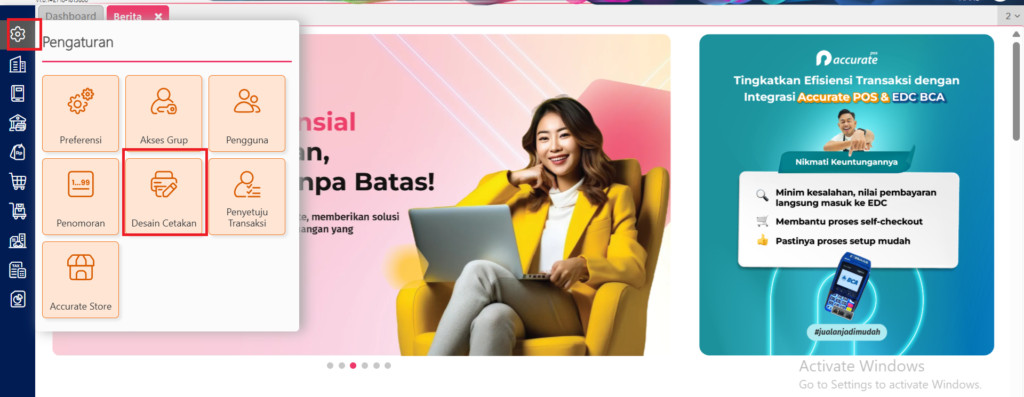 Akses Desain Cetakan